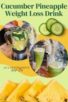 Cucumber Pineapple Weight loss Drink Easy To Digest Foods, Healthy Diet Smoothies, Cucumber Diet, Drink Recipe