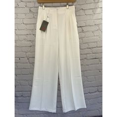 Funyyzo Trouser Pants Womens M Twill White High Rise Straight Leg New Measurements Are Flat Lay- Excellent Condition Without Any Flaws Size Medium Waist-13.5" Rise-12.5" Inseam-28" Cuff-11" Please Compare Measurements Against A Similar Item Of Your Own. Will Combine Shipping On Bundle Orders. If You Have Any Questions Or Concerns, Please Let Me Know. Check Back Often Listings Are Added Daily. Thanks For Looking! White Seamless High-cut Leg Bottoms, White Distressed Straight Leg Bottoms, White Seamless 4-way Stretch Bottoms, White Straight Leg Pull-on Bottoms, White Ankle-length Drawstring Pants, Cropped Sweatpants, Wide Leg Crop Pants, Grey Leopard Print, White Trousers