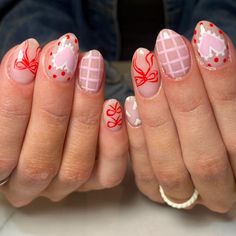 Cowboy Nails, Berry Nails, Valentines Nail, Ideas Uñas, Hello Nails, Girl Nails, Nail Time