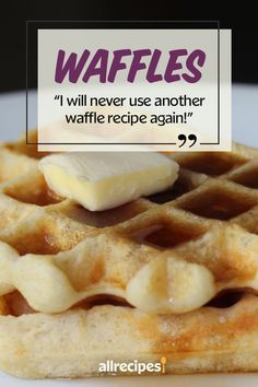 the waffles have been made to look like they are being eaten