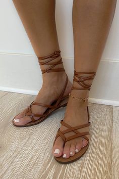 Runs slightly small; we recommend sizing up by one half size. High Heel Thong Sandals, Roman Sandals, Sandals Outfit, One Half, Toe Ring, Lace Up Sandals, Positano, Toe Rings, Thong Sandals