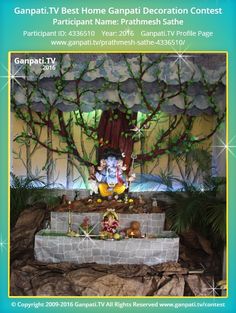 ganpati tv best home ganpai decoration contest contest