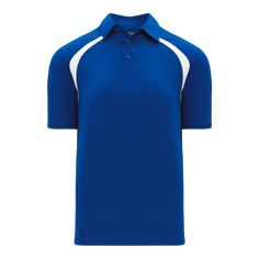 Colors: Royal Blue/White Fabrics: Actiflex Features: 3 Button Polo Moisture Wicking Sizing: A1820-206 Blue Collared Sporty Tops, Blue Polo Collar Top With Buttons, Classic Blue Polo Shirt With Buttons, Sporty Blue Collared Polo Shirt, Classic Blue Polo Shirt For Sports, Sporty Fitted Blue Polo Shirt, Blue Polo Collar Shirt For Sports, Blue Casual Polo Shirt For Sports, Blue Collared Sports Shirt