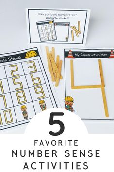 five favorite number sense activities for kids