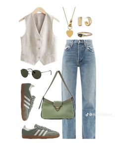 Patio Drinks Outfit, Summer In London Outfit, Casual Jeans Outfit Summer, Outfit Inspo Fall, Summer Fashion Outfits, Casual Style Outfits, Mode Inspiration, Lookbook Outfits, Outfits Casuales