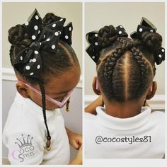 Children's natural hair Cute Braids For Kids, S Braids, Kids Hairstyle, Cute Braids, Kid Braid Styles, American Hairstyles, Natural Hairstyle