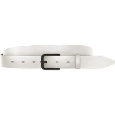 Combining a sleek silhouette with smooth Italian leather, our Double Agent leather belt transitions from formal looks to your weekend wardrobe with ease. • White plain belt • 1" (3 cm)• 100% cowhide premium leather, made in Italy.• Madison nickel free buckle Dream Accessories, Double Agent, Black Plain, White Belt, Weekend Wardrobe, Formal Looks, Leather Design, Belt Size, Mens Belts