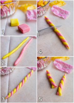 step by step instructions on how to make candy wands