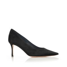 Classic Pump 70 | Black Suede – Marion Parke Comfortable Pumps, Black Suede Pumps, Classic Pumps, Block Heel Boots, Loafer Mules, For A Reason, Suede Pumps, Work Wardrobe, Heeled Loafers