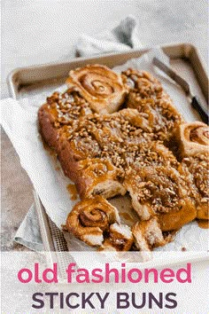 a tray with some food on top of it