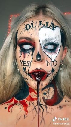 Scary Costume Ideas Women, Scary Costume Ideas, Scarecrow Halloween Makeup, Gore Makeup, Holloween Makeup, Creepy Makeup, Horror Make-up, Extreme Makeup, Media Makeup