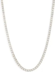 SHYMI Classic Cubic Zirconia Tennis Necklace | Nordstrom Silver Cubic Zirconia Single Strand Tennis Necklace, Silver Single Strand Cubic Zirconia Tennis Necklace, Classic Tennis Necklace With Rhinestones, White Cubic Zirconia Tennis Necklace With Sparkling Stones, Classic Iced Out Cubic Zirconia Tennis Necklace, Tennis Necklace, Cubic Zirconia, Tennis, Nordstrom