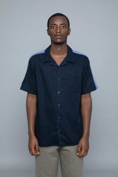 Passin Me By Shirt Navy Shipping from the US. Easy 30 day return policy, 100% cotton, Double-needle neck, sleeves and hem; Roomy Unisex Fit. Navy Ships, Casual Wardrobe, Dye Sublimation, Wardrobe Essentials, 30 Day, Return Policy, Casual Button Down Shirt, Everyday Wear, Men Casual