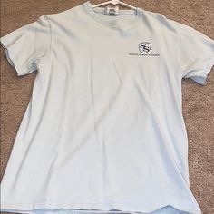 Super Cute And Comfy Shirt Never Worn! Casual Light Blue T-shirt With Logo Print, Casual Light Blue T-shirt With Logo, Nice Shirts For Women, Nice Shirts, Simply Southern Shirts, Southern Shirts, Comfy Shirts, Dog T Shirt, Simply Southern