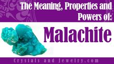 the meaning, properties and powers of malachite