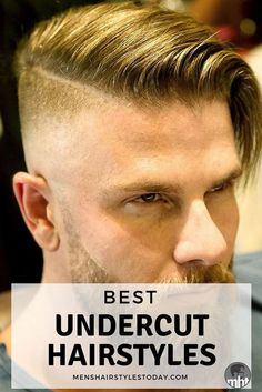 Best Undercut Hairstyles For Men - Cool Undercuts Undercut Hairstyle For Men, Undercut Hairstyles For Men, Best Undercut Hairstyles, Professional Hairstyles For Men, Donut Bun Hairstyles, Undercut Hair, Undercut Fade, Undercut Hairstyle