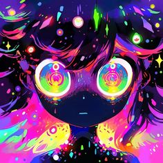 Eyestrain Art, Walpapers Cute, Colourful Wallpaper, Arte 8 Bits, Spotify Apple, Neon Art