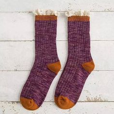 Make these socks a part of your cottagecore aesthetic look 🌺Free Size Material: Cotton, Polyester Aesthetic Socks, Vintage Socks, Lace Stockings, Nylon Socks, Artsy Outfit, Women Crew Socks, Plus Size Winter, Lace Socks, Socks For Women