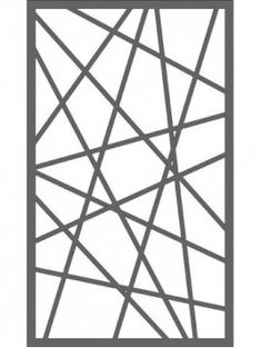 the back side of a door with lines drawn on it, in grey and white