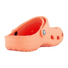 Step into comfort and style with our Crocs Classic Clogs for Women in an eye-catching vibrant orange color. Perfect for young adults seeking both durability and fashion, these classic Crocs feature a lightweight, water-friendly design ideal for everyday wear. The ventilated upper and slip-resistant sole provide breathability and secure footing, while the Croslite foam construction offers a custom fit that molds to your feet. Embrace practicality without sacrificing style - ideal for any casual o Classic Crocs, Clogs For Women, Crocs Classic Clogs, Vibrant Orange, Custom Fit, Orange Color, Clogs, Everyday Wear, Orange