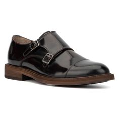 Dress for success with the Lucas monk strap. This shoe is not only classy and formal but also crafted specifically to meet your professional needs. Featuring a double monk-strap closure and a durable rubber sole, the Lucas offers both sophistication and practicality. Perfect for making a lasting impression at work or formal events, this stylish shoe ensures you step out with confidence and comfort. Upgrade your wardrobe today with the Lucas monk strap for a blend of elegance and functionality. Semi-formal Goodyear Welted Monk Strap Shoes, Business Loafers With Tang Buckle And Plain Toe, Formal Monk Strap Shoes With Brogue Detailing, Goodyear Welted Monk Strap Shoes For Office, Goodyear Welted Plain Toe Monk Strap Shoes For Semi-formal, Masculine Semi-formal Monk Strap Wingtip Shoes, Elegant Monk Strap Shoes For Workwear, Elegant Monk Strap Shoes For Work, Masculine Goodyear Welted Monk Strap Shoes For Formal Occasions