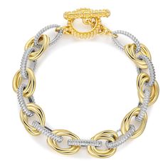 PRICES MAY VARY. PREMIUM QUALITY MATERIAL - Our dainty gold chain link bracelet crafted of brass with 14k gold plated, lead free, nickel free and hypoallergenic, which can be comfortable to wear. TWO TONE DESIGN - Our twisted cable bracelet has two tone design, link length: 21.5cm, which fits most wrists. Please allow a little difference due to the manual measurement and check the size before ordering. SUITABLE FOR MANY OCCASIONS - The cute gold statement bracelet is your best choice to wear in Circle Chain, Twisted Bracelet, Cable Bracelets, Gold Bracelets, Box Making, Bracelets Jewelry, Statement Bracelet, Jewelry For Her, Bracelet Crafts