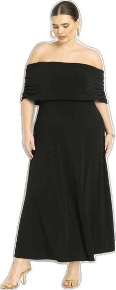 Stretch Boat Neck Evening Dress, Black 4-way Stretch Dress, Solid Color Flowy Evening Dress, Four-way Stretch Elastane Dress, Solid Color 4-way Stretch Elastane Dress, Elastane Dress With 4-way Stretch, Elegant Off-shoulder Dress With Flowy Skirt, Formal Solid Color Dress With Flowy Skirt, Formal Dress With Flowy Skirt