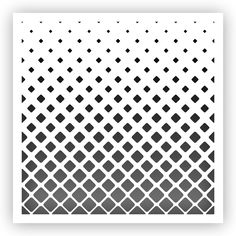 a black and white pattern with squares on it