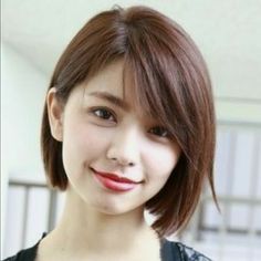 Bob Pendek, Asian Hairstyles, Dump Ideas, Short Bob, Girl Face, Woman Face, Short Hair