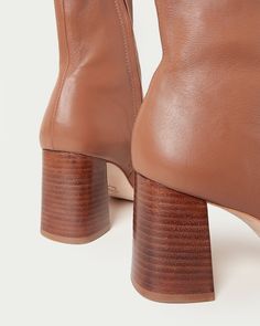 Color: Acorn Stretch Boots, Loeffler Randall Shoes, Zipper Heels, How To Stretch Boots, 3 Inch Heels, Loeffler Randall, Sport Sandals, Ankle Bootie, Sporty Style