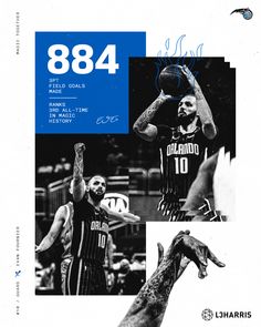 an advertisement for the basketball team, with photos of players and their dog's head