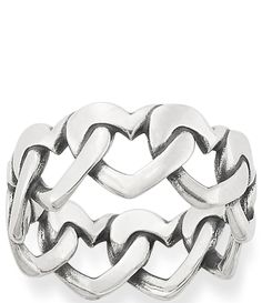 Shop for James Avery Chain of Hearts Ring at Dillard's. Visit Dillard's to find clothing, accessories, shoes, cosmetics & more. The Style of Your Life. Silver Chain Link Promise Ring, Silver Chain Link Ring For Anniversary, Silver Heart Shaped Metal Ring, Silver Promise Chain Ring, Silver Chain Ring For Promise, Silver Heart-shaped Metal Ring, Elegant Silver Heart Ring, Silver Ring For Anniversary, Chain Of Hearts