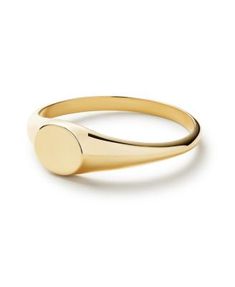 This elegant signet style ring is made with 10K Gold and ready to elevate your ring collection. Denim Skirt Trend, Gold Signet Ring, Casual Dress Shoes, Shoe Boutique, Ring Collection, Lingerie Accessories, Casual Wedding, Ring Collections, White Casual