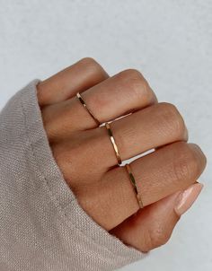 These rings are perfect for layering, wearing alone, or adding to a ring you already have. They are extremely strong. This is the price for one ring, if you want to order a stack, view our other listing with multiple rings discounted. Sleep in them, shower in them, LIVE in them! Everyday Stackable Rings With Open Ring Shape, Everyday Stackable Rings With Open Ring Design, Everyday Stackable Rings With Open Design, Dainty Adjustable Stackable Rings For Everyday, Everyday Stackable Rings With A Simple Design, Dainty Adjustable Rings For Everyday Wear, Everyday Stackable Open Rings With Simple Design, Adjustable Dainty Stackable Rings For Everyday, Everyday Stackable Ring Bands