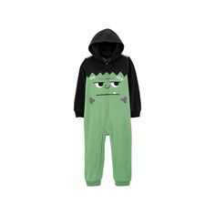 Get your little one ready for spooky season with this toddler boy Carter's Halloween Frankenstein hooded jumpsuit. Get your little one ready for spooky season with this toddler boy Carter's Halloween Frankenstein hooded jumpsuit. FEATURES Long sleeves Attached hood Full zip closureFABRIC & CARE Polyester Machine wash ImportedRESPONSIBLE Tested for harmful substances STANDARD 100 by OEKO-TEX® CERTIFIED Certification No. 20.HUS.39362 Testing Institute: Hohenstein Textile Testing Institute www.oeko-tex.com/standard100 Size: 4T. Gender: male. Material: Fleece.