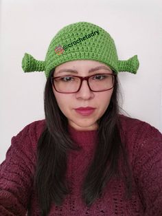 Adriana Ganchillo Gorros elaborados artesanalmente en tecnica crochet modelos shrek Jengibre Burro El precio es unitario Cualquier duda sigo a sus ordenes Handmade Green Yarn Knitting Pattern, Handmade Fitted Green Crochet Hat, Green Handmade Fitted Crochet Hat, Green Knitting Patterns With Yarn, Wedding Lasso, Mexican Wedding, Shrek, Sun Hats, Etsy Listing