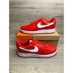 Nike Air Force 1 Low Color Of The Month Mens Size 11 University Red Fd7039 600 Brand New In Original Box. Box May Have Damage Due To Stocking And Shipping. Item Is In Perfect Condition. 100% Authentic Or Your Money Back. Ships In Double Box To Protect The Shoe Box. Shipped Via Priority Mail With Tracking Information. Feel Free To Contact Us For Any Questions. Thank You For Visiting Our Store. Shipping Is Excluded For The Following Countries: Europe United Kingdom All Black Nikes, Color Of The Month, Nike Flyknit Racer, Nike Air Flight, Nike Training Shoes, Nike Zoom Pegasus, Nike Tennis Shoes, Nike Air Zoom Pegasus, Nike Basketball Shoes