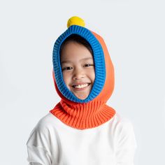 Soft knit balaclava hood with contrast rib trim and pom topper. Hypoallergenic, washable yarn. Designed for ages 3-8. Make it a matching set with our bestselling Kids Pair & Spare Gloves. All sale items are final sale and may not be returned or exchanged. Details 100% Soft AcrylicMachine wash gentle cycle cold, dry flat12"l x 8"W with 1.75" dia pom Suggested for ages 3-8, Unisex Boys Balaclava Free Knitting Pattern, Toddler Balaclava Knit Pattern, Toddler Balaclava Pattern Free Crochet, Knit Balaclava, Knitted Balaclava, Kids Beanies, Dog Sweaters, Ear Warmers, Web Development Design