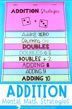 the addition rules for adding and subming numbers to practice addition skills with free printables