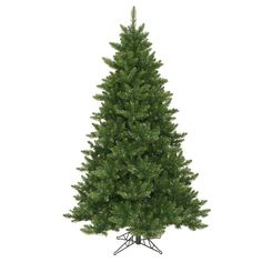 a green christmas tree on a white background