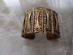 Susan Corry Designs Etched brass cuff Retro Futuristic Fashion, Steampunk Aesthetic, Brass Cuff, Futuristic Fashion, Fantasy Costumes, Retro Futuristic, Steampunk Fashion, Aesthetic Outfits, Everyday Fashion