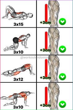 an image of different exercises to do with the legs and lower leg muscles in order to perform