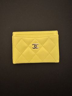 Selling this beautiful and rare Chanel neon green card holder. Make this authentic and unique product yours today! Green Designer Wallets With Interior Card Slots, Designer Green Wallet With Interior Card Slots, Designer Green Wallets With Interior Card Slots, Green Luxury Card Holder With Interior Slots, Luxury Green Wallets With Rfid Blocking, Luxury Green Wallet With Rfid Blocking, Luxury Green Leather Card Holder, Green Leather Luxury Card Holder, Green Luxury Wallets With Interior Card Slots