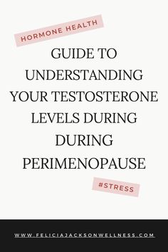 Although testosterone is often seen as a male hormone, it's crucial for women too. Reduced testosterone levels are most often associated with low libido, but they also affect perimenopause symptoms like depression, weight gain, and muscle loss. Click to find out how to naturally balance testosterone for optimal health during perimenopause. Optimal Health, Diet And Nutrition