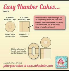 the instructions for how to make an easy cake