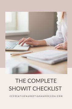 the complete showit checklist for bloggers to use on their blog or website