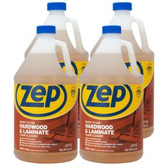 Hardwood and laminate flooring looks beautiful but can be hard to keep clean. This pro grade formulation makes a tough task easier with a fresh scented spray and wipe solution. Zep Hardwood and Laminate Floor Cleaner, 128 oz Cs 128-fl oz Liquid Floor Cleaner (4-Pack) | ZUHLF128CP Best Laminate Floor Cleaner, Laminate Flooring Cleaner, Laminate Floor Cleaner, Best Floor Cleaner, How To Clean Laminate Flooring, Cleaning Baseboards, Floor Cleaning Solution, Wood Floor Cleaner, Best Laminate