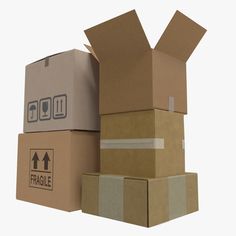 two boxes stacked on top of each other with arrows pointing to the left and right