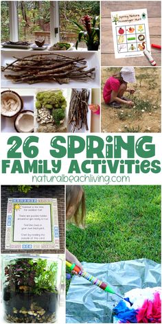 spring activities for kids to do in the yard