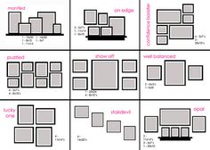 the different sizes and shapes of frames are shown in this graphic diagram, which shows how to